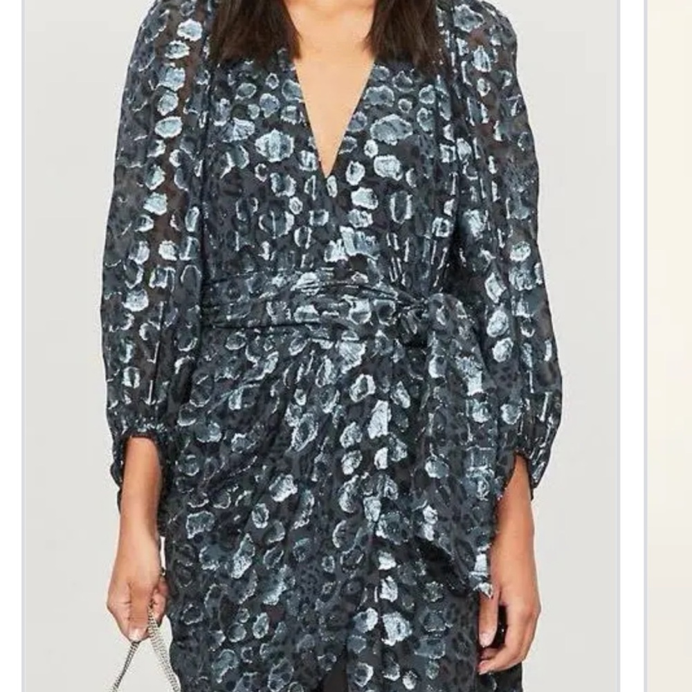 ba&sh Gray Mini Dress Chic and Versatile
